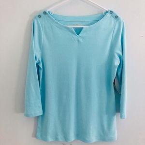 Sky Blue Kim Rogers Blouse